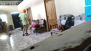 Stepmother Rests On Sofa Before Stepson Fucks Her