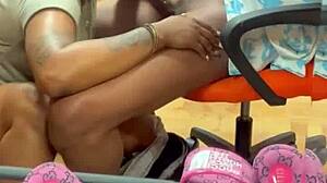 sucking big cock at flea market