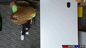 i'm a teen shoplifter hoping to get caught by the security guard in the shop