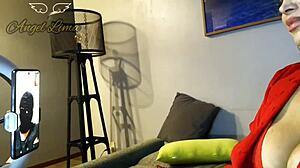 Angel lima in live with lucky winner 😍