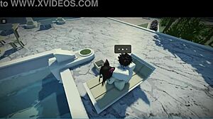 I fucked this cute catgirl in the Roblox condo.