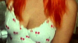 Neighbor redhead with big ass gets attention from friend