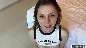 Sultry Brunette Ariana Marie Rides Lover For Multiple Orgasms