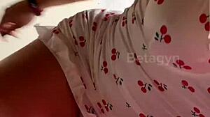 Neighbor redhead with big ass gets attention from friend