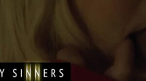 Hot blondie fucks her stepbro to get over breakup!