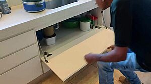 Pregnant wife cheats on husband with plumber and lets him cum inside 😈