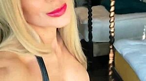 Woman Shows Off In Wetlook Suit And Boots!