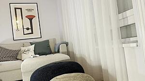 Hottest Brunette Babe College Girl Fashion Shooting Lingerie Try On