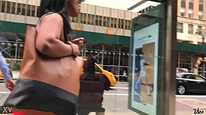 i saw beautiful piece of chocolate ass candidly hidden