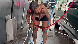 damiana fixes car then fucks on european road trip