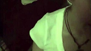 Blonde couple fucks with big black cock