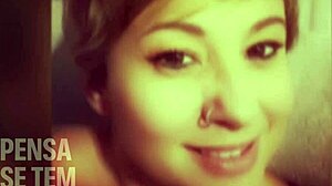 Brazilian milf wife takes cum in mouth for cuckold husband