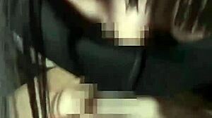 18-Year-Old Brunette Asian Babe In POV Blowjob Session