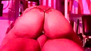 Qadesh feels ecstatic riding in the gym as an amateur prostitute. Her big ass bounces with intense emotions during the session.