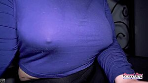 Busty blonde Annie Archer getting doggystyle fucked