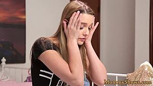 Lesbian milf scissoring stepdaughter