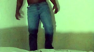 masturbating on my new white bed in squid position