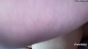 Teen in interracial cuckold gets creampie and swallows 😈