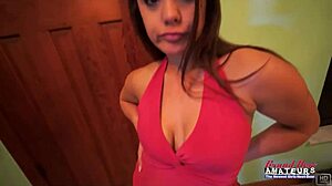 kinky big titted brunette maria sucks rides and gets a facial