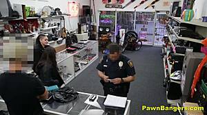 This Slut Got Caught Stealing and Now She's Sucking and Fucking the Shop Owner 😈 What a Punishment