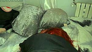 redhead step sister begs for non-stop doggy fuck