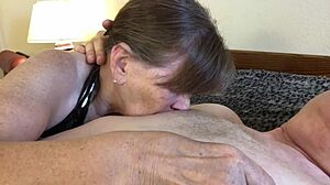 Granny Black Widow Spits Cum Boldly!