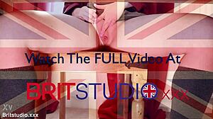 british student in uniform does upskirt joi at party