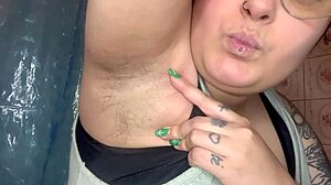 Sweat and cream in my armpits, father-in-law fetish