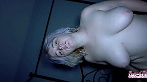 Busty blonde Annie Archer getting doggystyle fucked