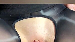 Naughty secretary in miniskirt and stockings seduces boss with big ass bent over