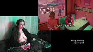 Naked night springs features big tits BBW playthrough
