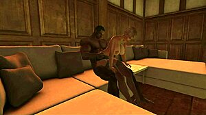 In the story of the cuckold goddess wife 2, she enjoys interracial anal sex with big black cock while her old husband watches.