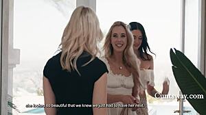 Welcome to the lesbian orgy house!