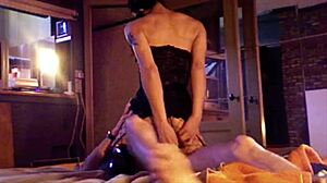 hot sissy louise cowgurl rides monster cock like a pro