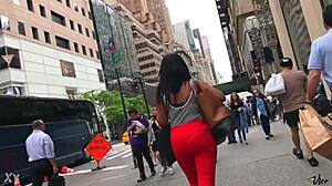 i saw beautiful piece of chocolate ass candidly hidden