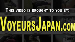 Petite Japanese babe caught on spycam getting fucked outdoors