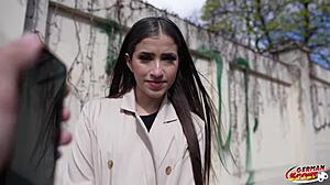 Petite Sofia Smith chats with scout, leads to fuck in Berlin! 😏