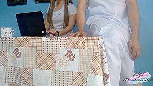 Pinay Nurse Rides Co-Worker In Hospital Room