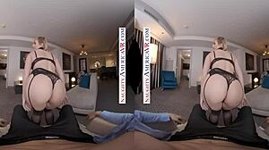 British Kate England interacts naughtily in VR reality