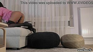 Hottest Brunette Babe College Girl Fashion Shooting Lingerie Try On