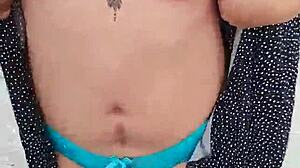 Showing tits and ass on Mexican beach! 😘