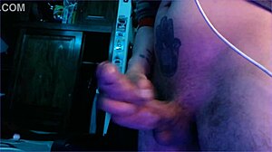 Big Load Of Cum Shoots From My Long Thick Cock