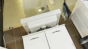 Blonde Cheerleader Flashes Pussy Under Skirt