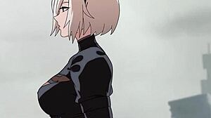 Nier Automata 2B Gets Hot Sex Hentai Animation