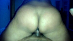 she rides cock backwards while fucking pussy on camera