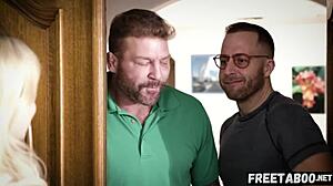 Eliza Eves Feels Taboo Threesome Ecstasy