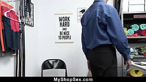 Lilly Bell Feels Nervous Hiding Stolen Jewelry In Her Shorts On Hidden Cam