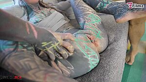 100 Anal Hardcore 3 on 1 with Monster Cocks 😈