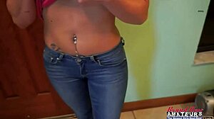 kinky big titted brunette maria sucks rides and gets a facial