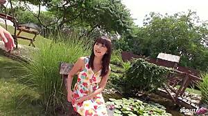 Risky Garden Sex With Skinny Japanese Teen 18+ Marica Hase On First Date